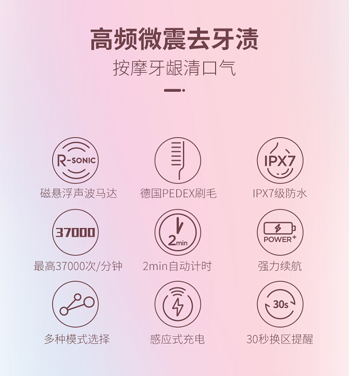 电动牙刷参数